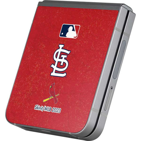 MLB St. Louis Cardinals - Solid Distressed Galaxy Z Flip6 Skin